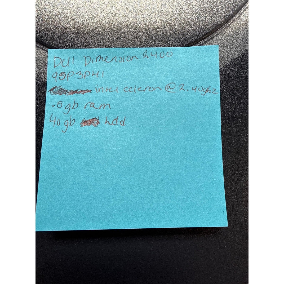 Dell Dimension 2400 MT Celeron 2.4GHz 512MB RAM 40GB HDD Win XP