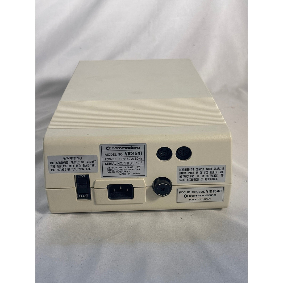 Commodore VIC-1541 Floppy Disk Drive for VIC-20 C64 Beige