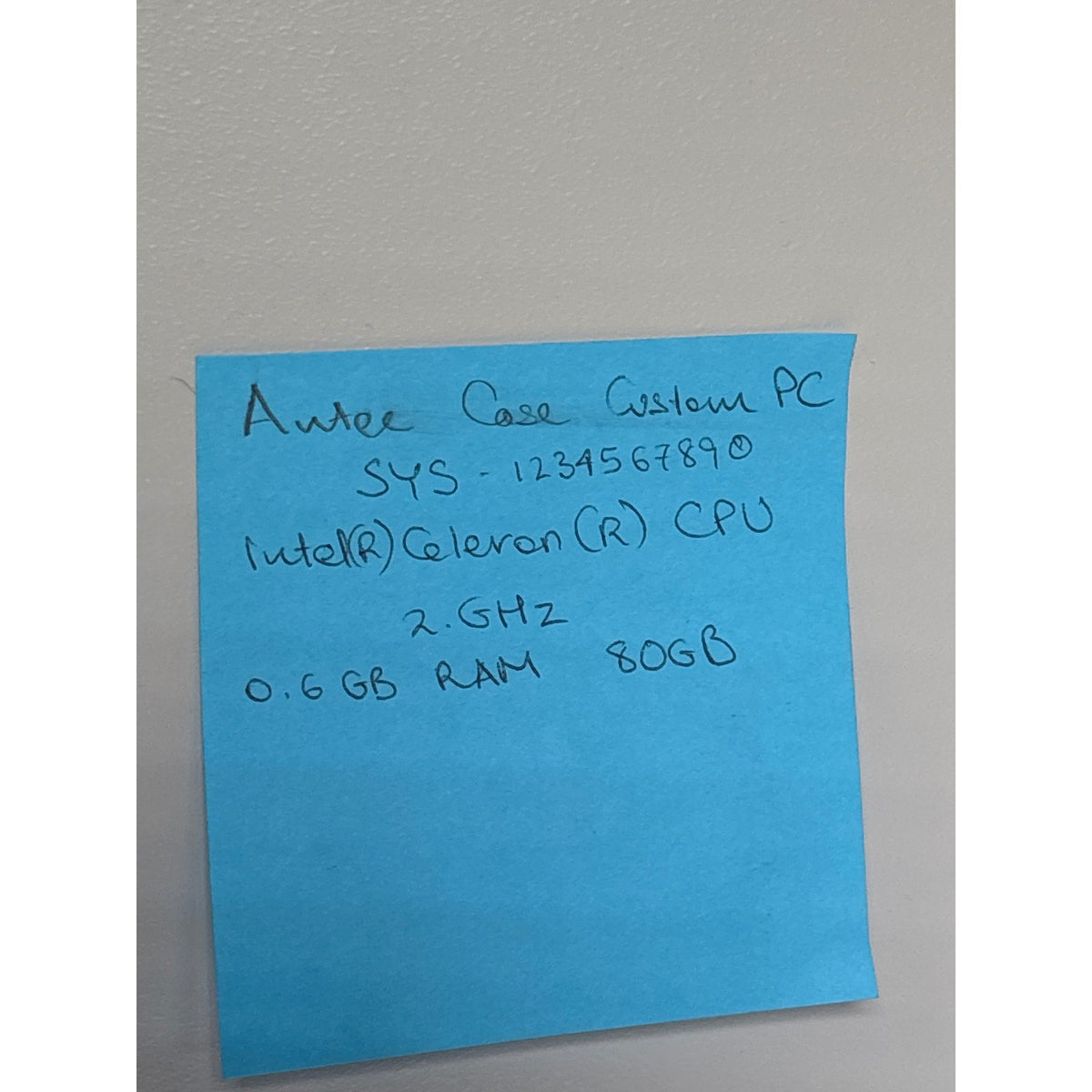 Antec Beige SX830 Performance Series ATX Win XP Celeron 2.00GHz 0.6gb 80GB HDD