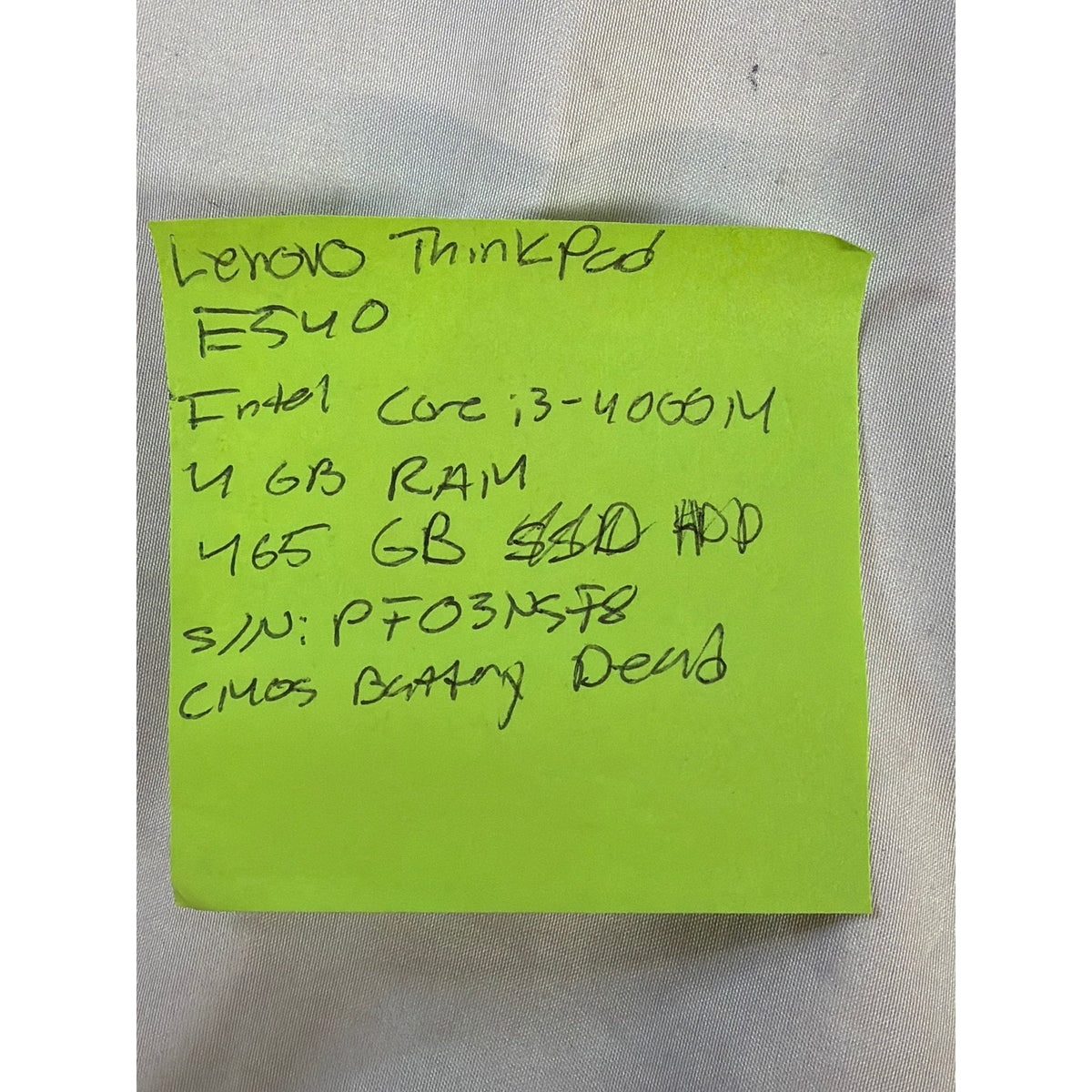 Lenovo ThinkPad Edge E540 i3-4000M 4GB 500GB HDD 15.6"