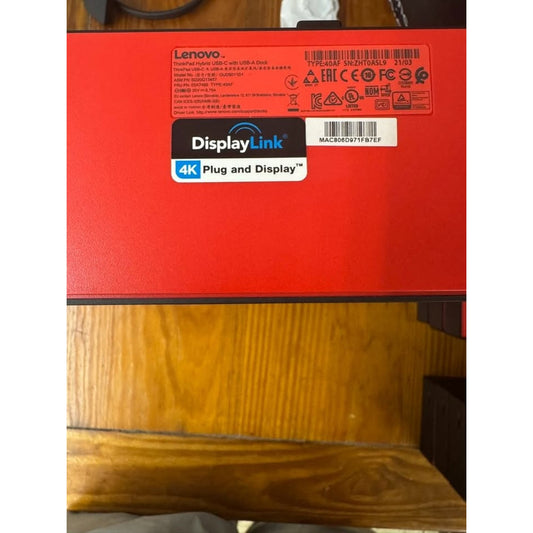 ThinkPad Hybrid USB-C with USB-A Dock - 4k Support