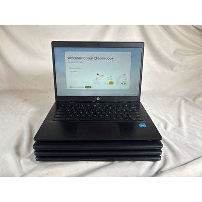 HP Chromebook 14 G7 Celeron N5100 8GB 64GB 14" Lot of 4 FOR PARTS