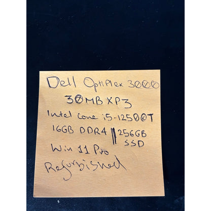 Dell OptiPlex 3000 Micro i5-12500T 16GB RAM 256GB NVMe SSD Windows 11 Pro