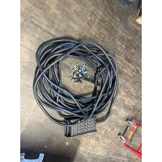 Behringer Eurodesk SL2442FX-PRO Mixer and ~150’ 28 Channel XLR Snake