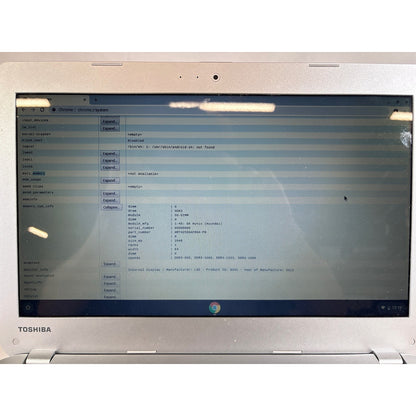 Toshiba Chromebook CB35-A3120 13.3" Celeron 2955U 2GB RAM 16GB SSD
