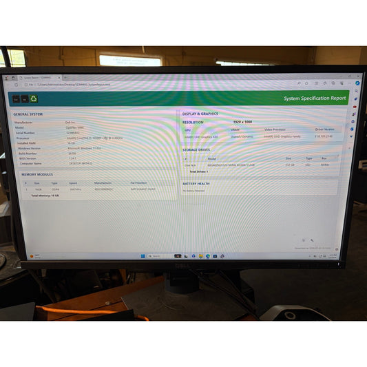 Dell OptiPlex 5090 Micro i5-10500T 2.3GHz 16GB 512GB NVMe SSD