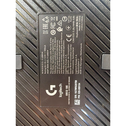 Logitech G512 SE RGB Mechanical Gaming Keyboard Y-U0034 Black