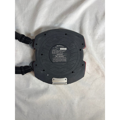 Sony Discman Portable CD Player ESP2 D-EG7 Silver, black, and red