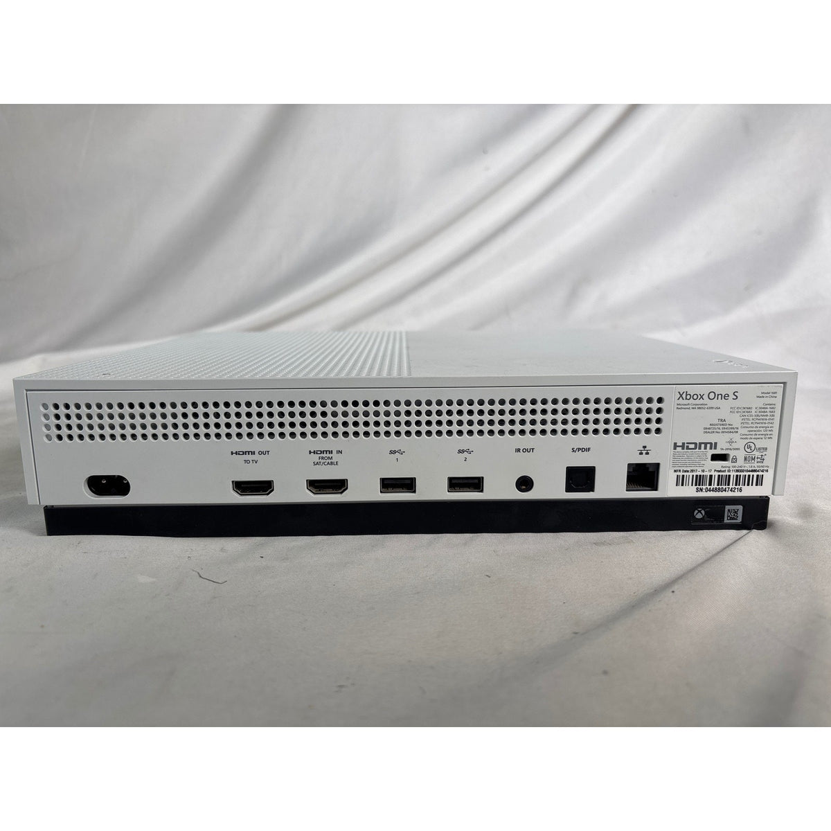 Microsoft Xbox One S Model 1681 White Console + 7 Games RDR2 Diablo, Destiny