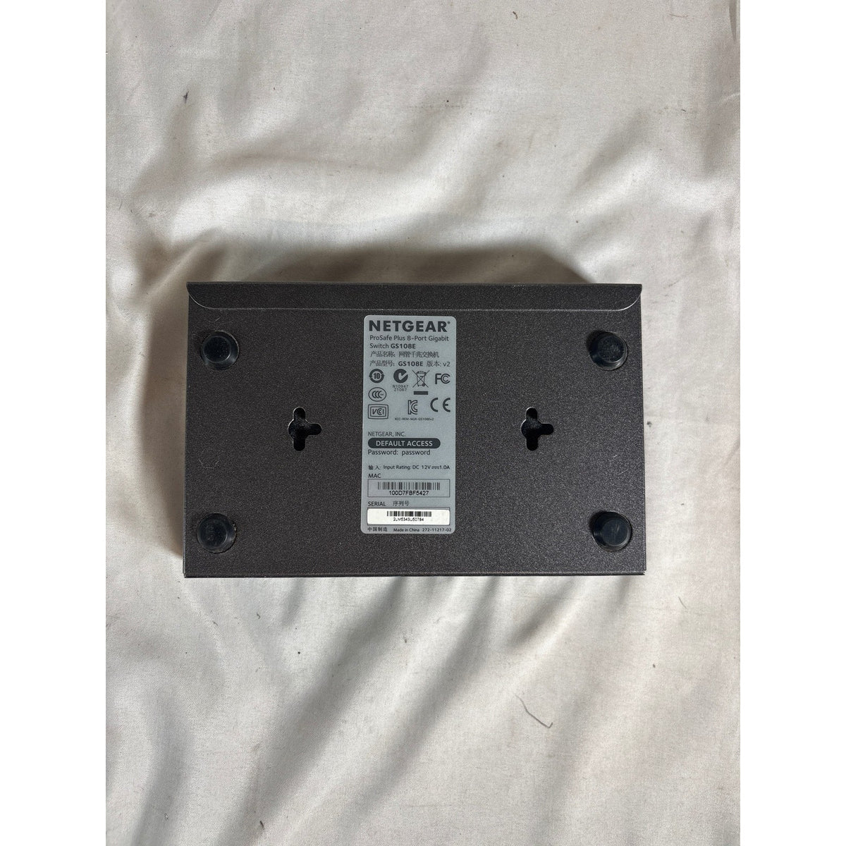 NETGEAR ProSafe Plus GS108E v2 8-Port Gigabit Ethernet Switch