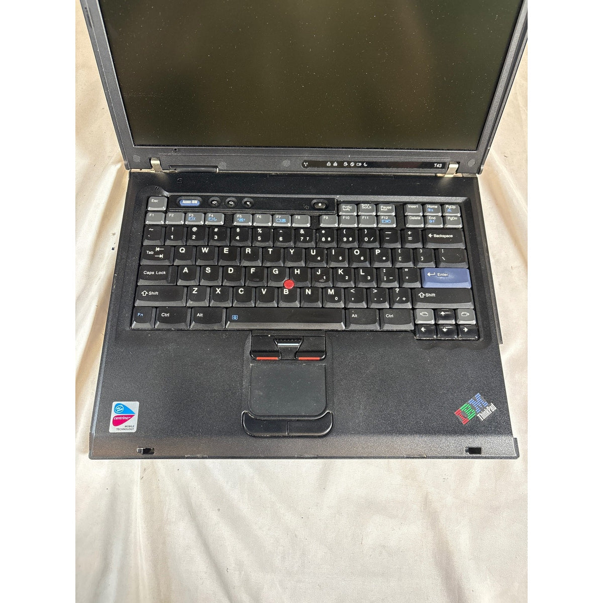 IBM ThinkPad T43 Intel Pentium M 1.73 GHz No Drive 14.1" FOR PARTS/REPAIR