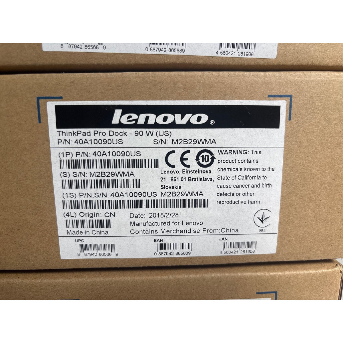 Lenovo ThinkPad Pro Dock 90W US 40A10090US Lot of 3