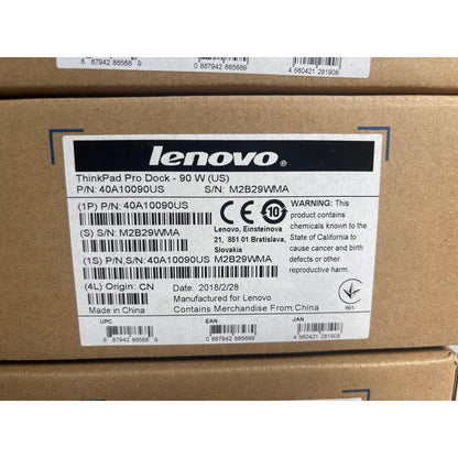 Lenovo ThinkPad Pro Dock 90W US 40A10090US Lot of 3