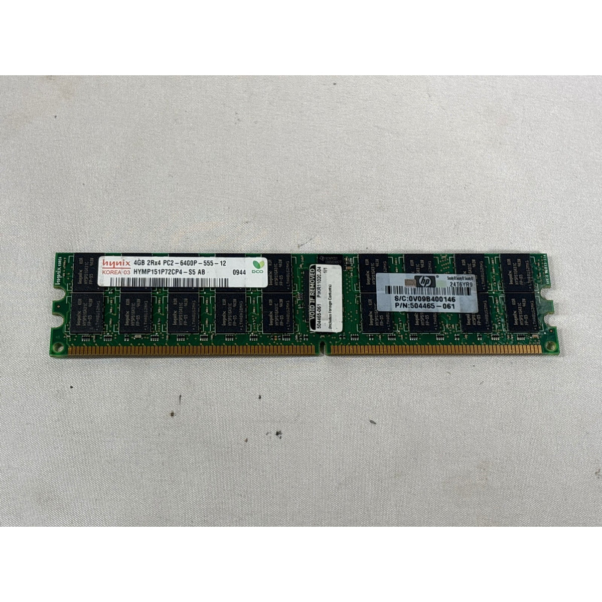 Hynix HYMP151P72CP4-S5 4GB DDR2 6400P 9ct Green