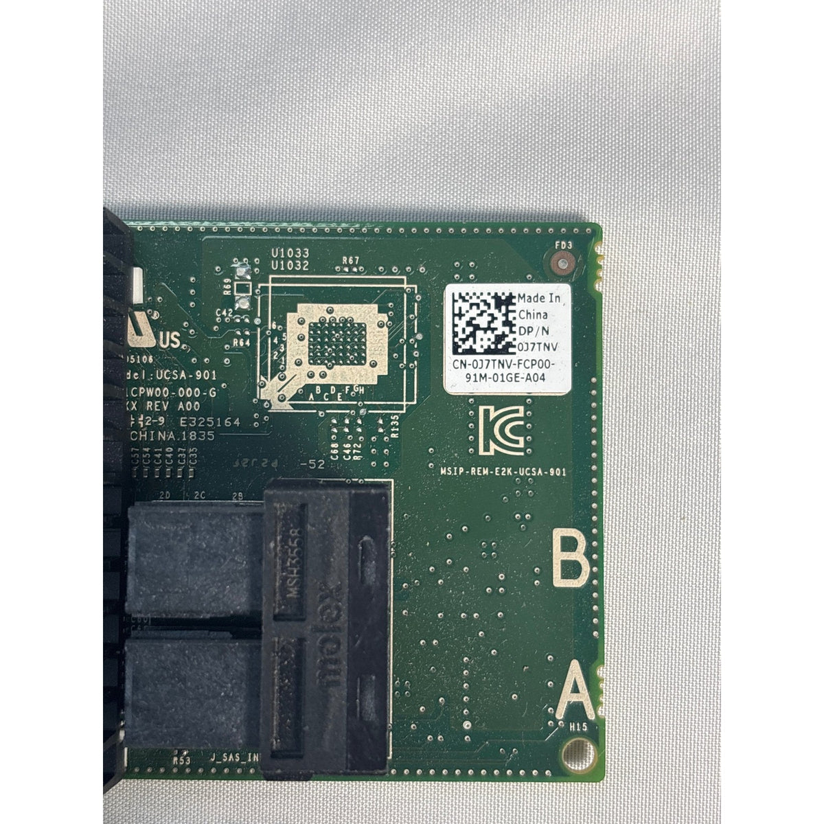 Dell BOSS-S1 PCIe RAID Controller, LSI SAS3008-1 500020657 12Gb Green and black