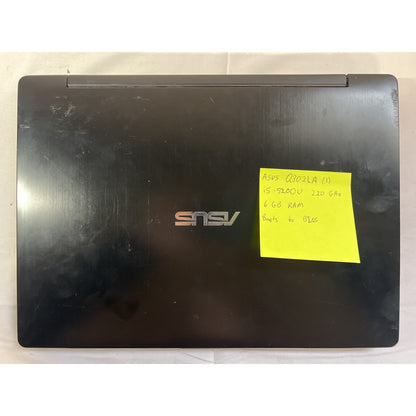 ASUS Q302LA Laptop i5-5200U 2.20GHz 6GB RAM Boots to BIOS