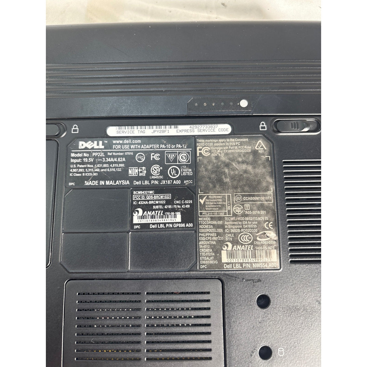Dell Vostro 1500 Core 2 Duo 1.4GHz 2GB DDR2 120GB HDD 15.4in WinXP