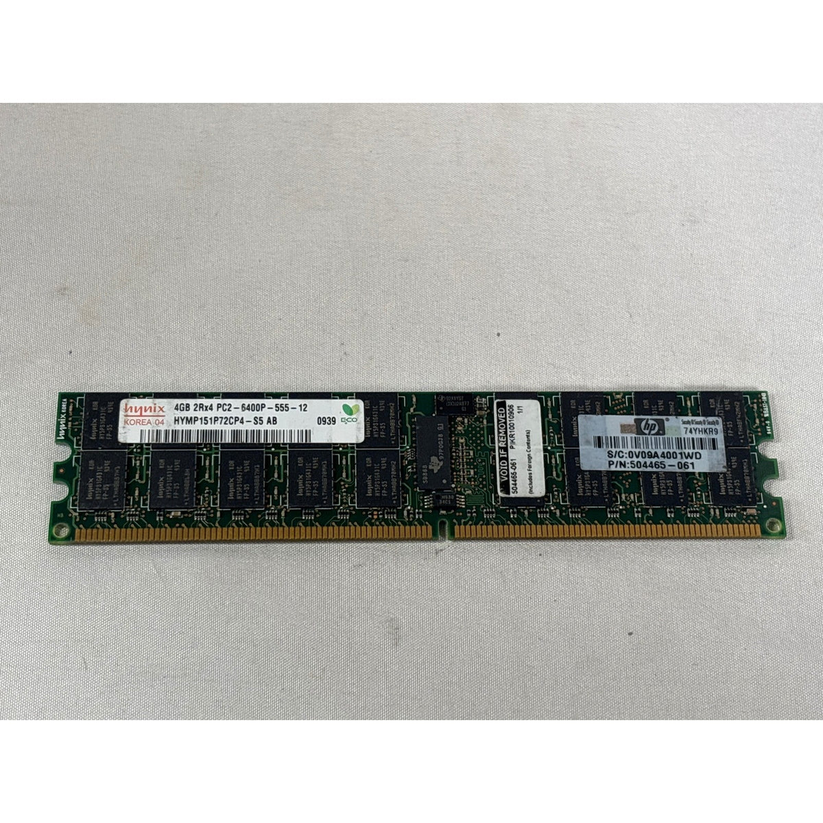 Hynix HYMP151P72CP4-S5 4GB DDR2 6400P 9ct Green