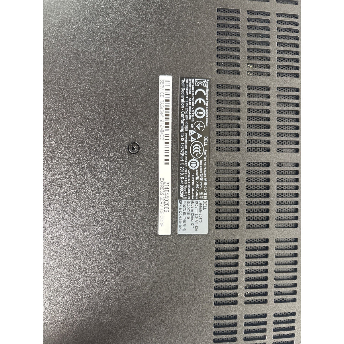 Dell Latitude E5470 i5-6440HQ 4GB No Drive 14" FOR PARTS/REPAIR