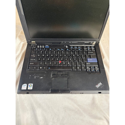 Lenovo ThinkPad T61 14.1" Core 2 Duo T7300 3GB RAM 160GB HDD CMOS Battery Dead