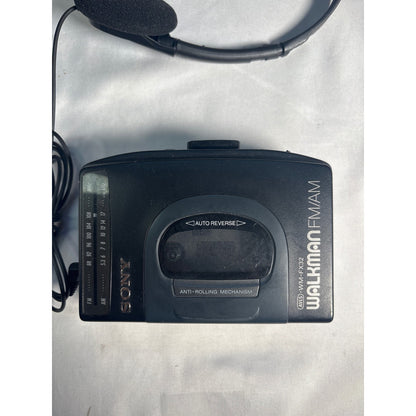 Sony WM-FX32 Walkman Portable Cassette Player AM/FM Radio Black