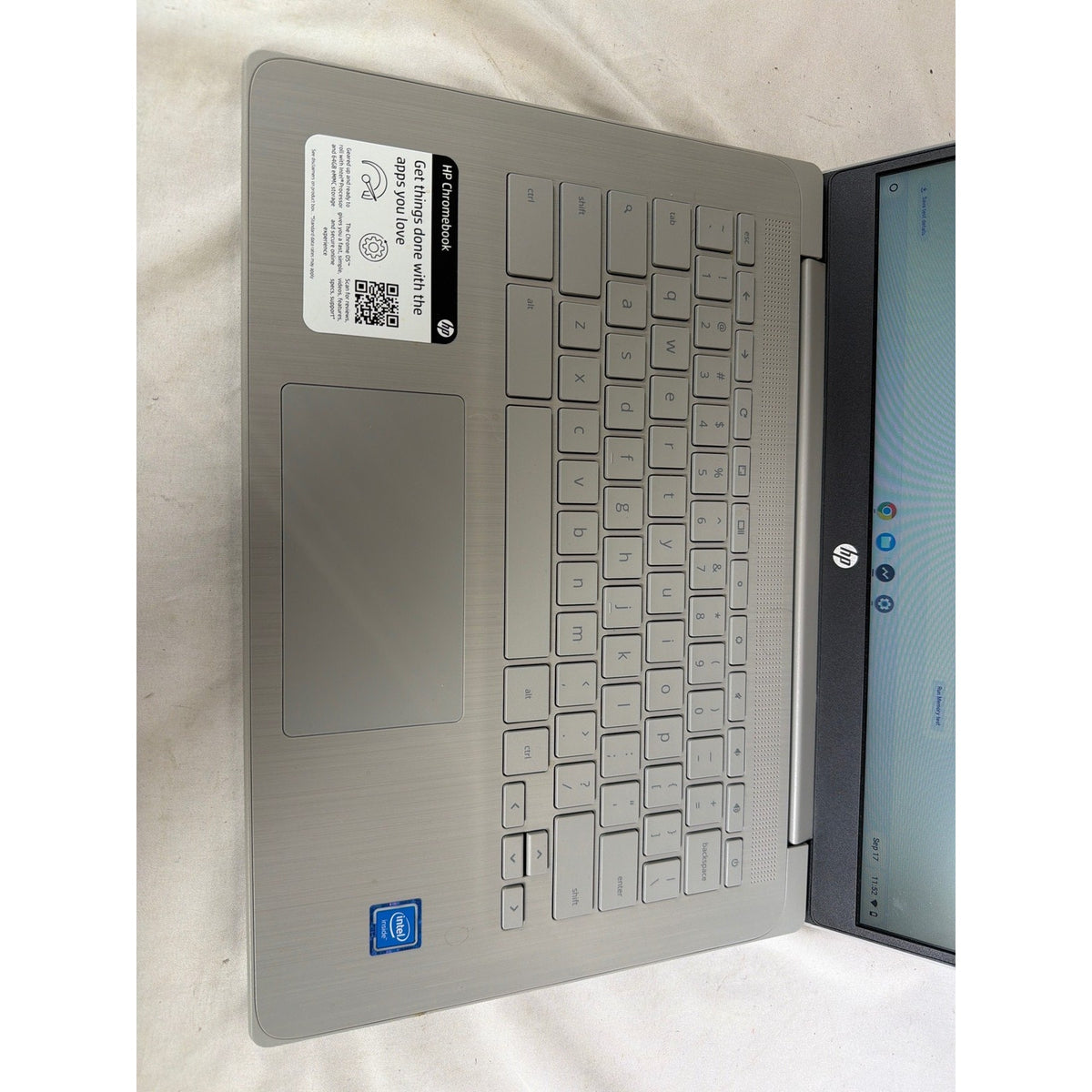 HP Chromebook 14a-ne0013dx Celeron N4120 4GB 64GB 14" - 1 battery cycle