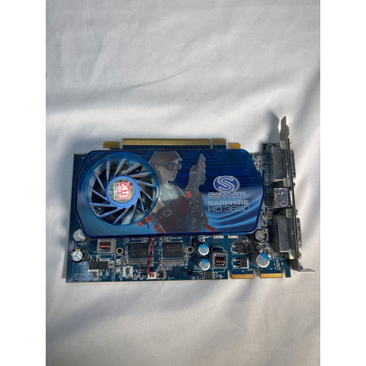Sapphire Radeon HD 3650 512MB GDDR3 PCIe Graphics Card Blue