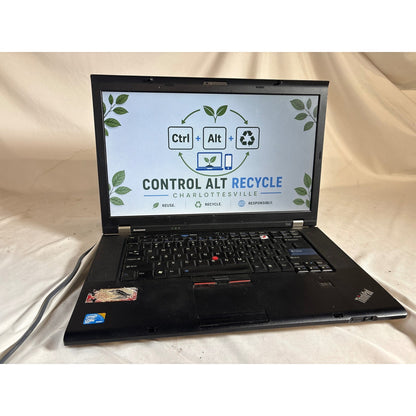 Lenovo ThinkPad T510 i5 M520 2.4GHz 4GB 500GB HDD 15.6" No Battery