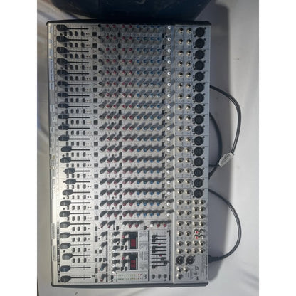 Behringer Eurodesk SL2442FX-PRO Mixer and ~150’ 28 Channel XLR Snake