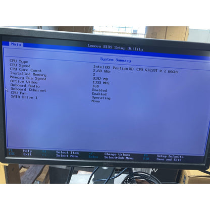 Lenovo ThinkCentre M83 Micro Pentium G3220 2.6GHz 8 GB No Drive FOR PARTS/REPAIR
