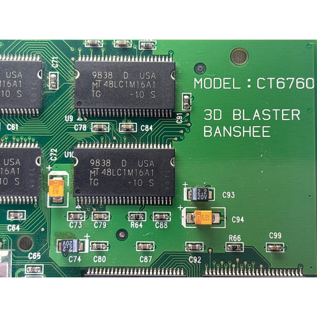Creative Labs 3D Blaster Banshee CT6760 Green