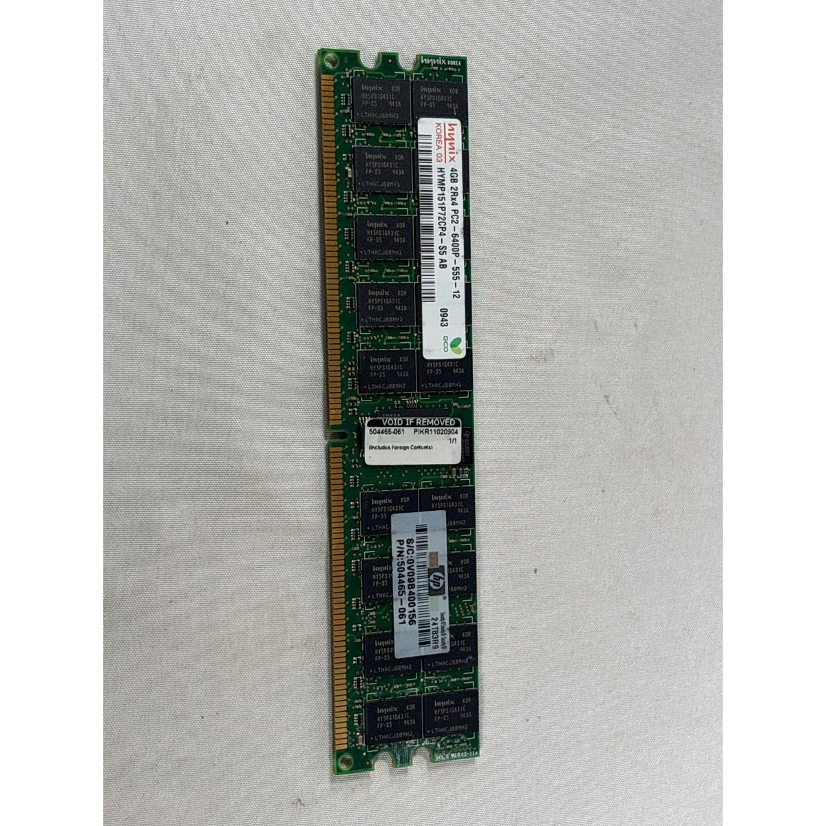 Hynix HYMP151P72CP4-S5 4GB DDR2 6400P 9ct Green