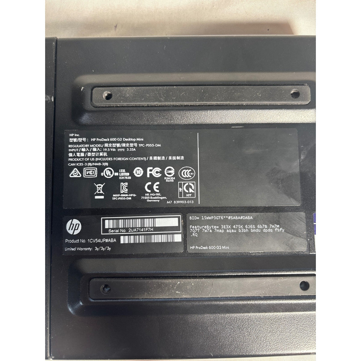 HP ProDesk 600 G2 Mini i5-6500T 2.5GHz 8GB 512GB SSD Win11