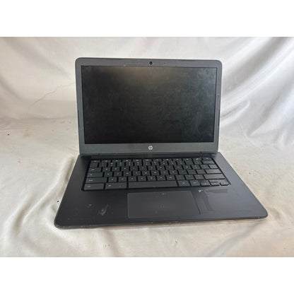 Lot of 4 HP Chromebook Model 14 Laptops 14" Heavy Wear