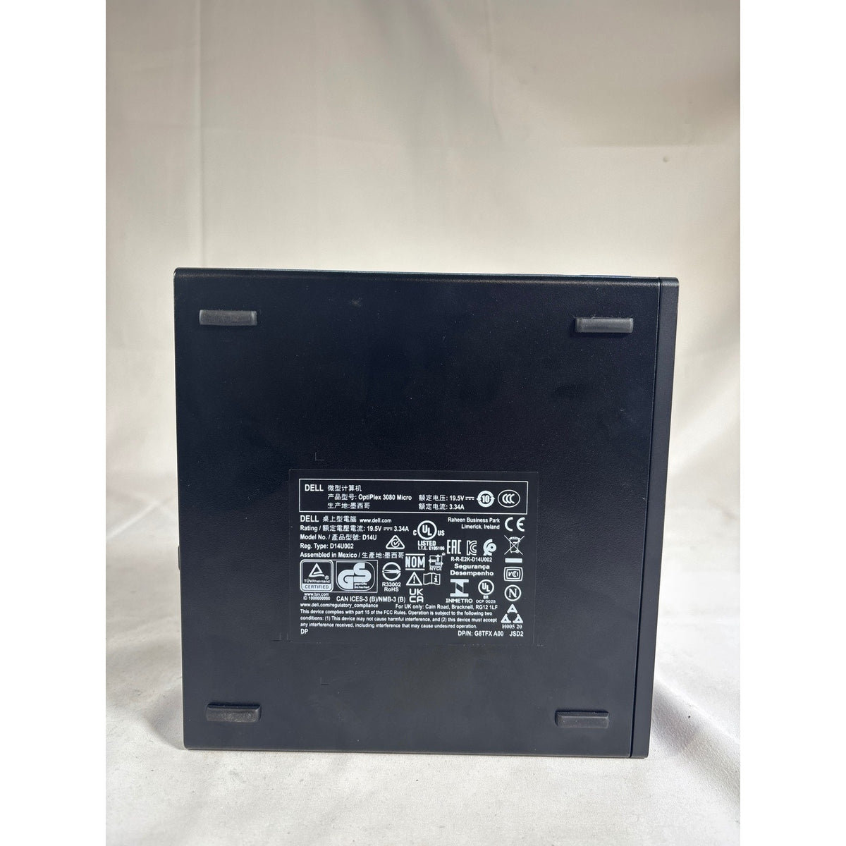 Dell OptiPlex 3080 Micro i3-10100T 3GHz 8GB 256GB NVMe SSD