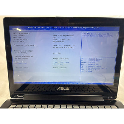 Asus Q302LA 13.3" Laptop i3-4030U 6GB RAM No Drive/SSD No Battery Power