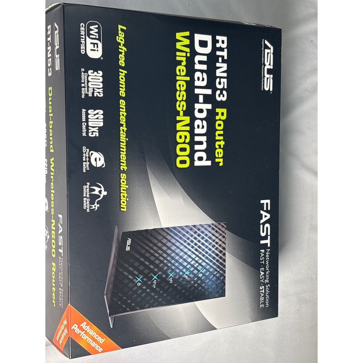 ASUS Dual-Band Wireless-N600 Router RT-N53 D2IAGE000577 Black