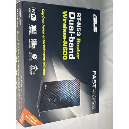 ASUS Dual-Band Wireless-N600 Router RT-N53 D2IAGE000577 Black