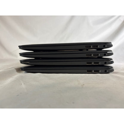 Lot of 4 HP Chromebook 14 G4 14" Laptops - One Verified: N2840 4GB 16GB SSD