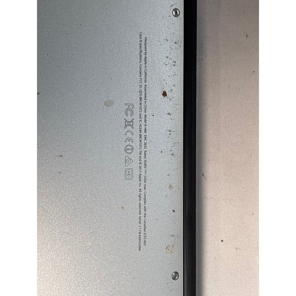 Apple MacBook Air 13" Early 2014 i5-4260U 1.4GHz 4GB 256GB SSD A1466