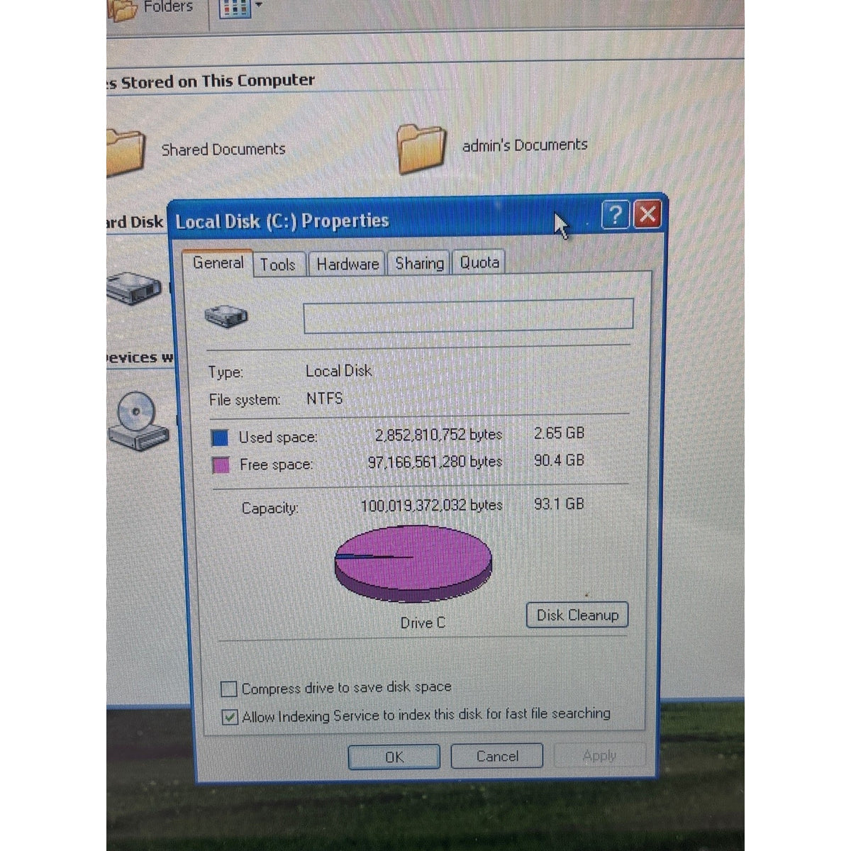 Toshiba Satellite M45-S351 Pentium M 1.79GHz 1GB RAM 93GB HDD 15.4" WinXP