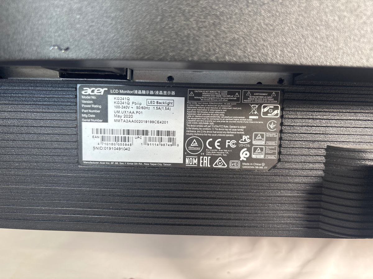 Acer KG241Q Pbiip Black photo 3