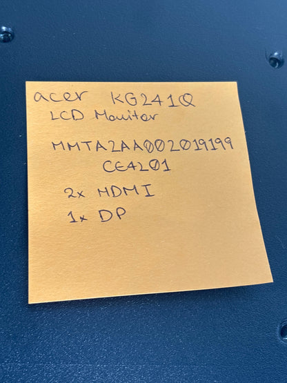 Acer KG241Q Pbiip Black photo 10