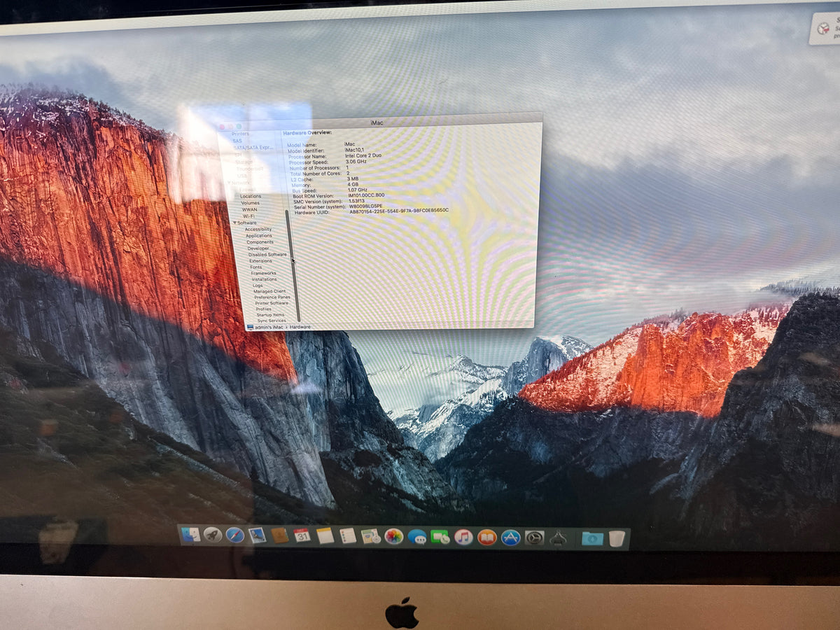 Apple iMac 10,1 Late 2009 27inch AIO Intel Core 2 Duo 3.06GHz 4 GB 1TB HDD