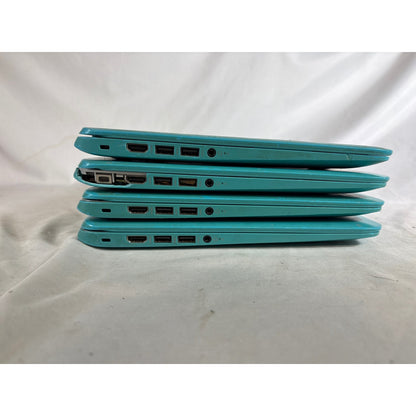 Lot of 4 HP Chromebook 14 Celeron 2955 16GB SSD 14"