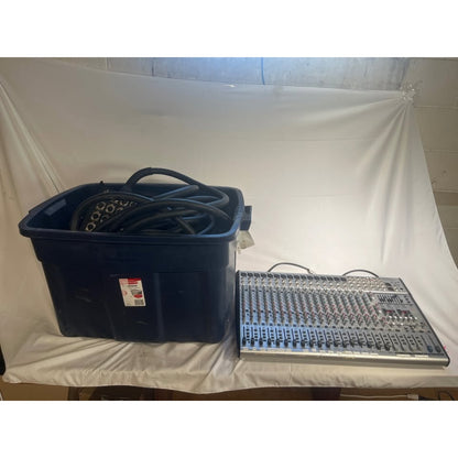 Behringer Eurodesk SL2442FX-PRO Mixer and ~150’ 28 Channel XLR Snake