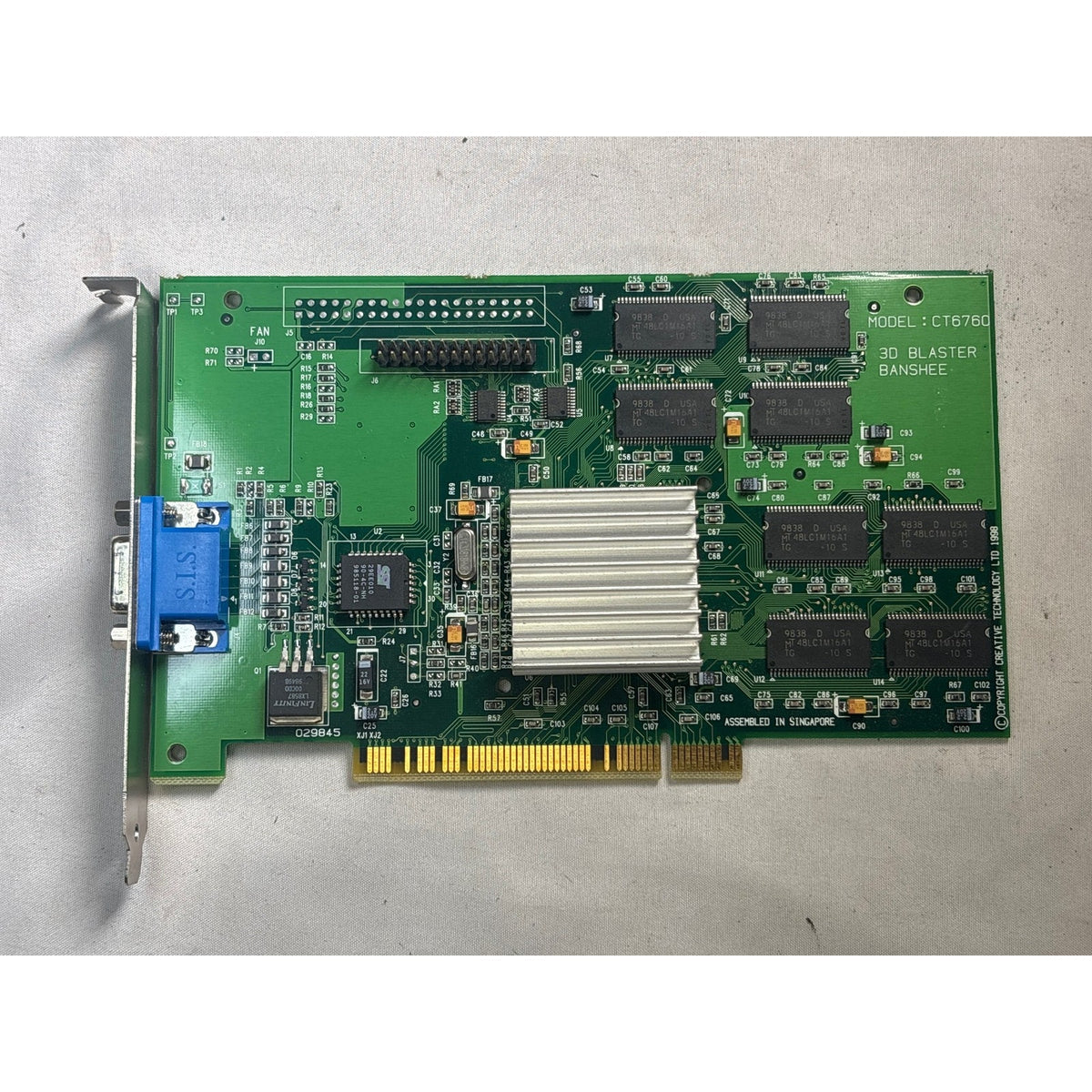 Creative Labs 3D Blaster Banshee CT6760 Green