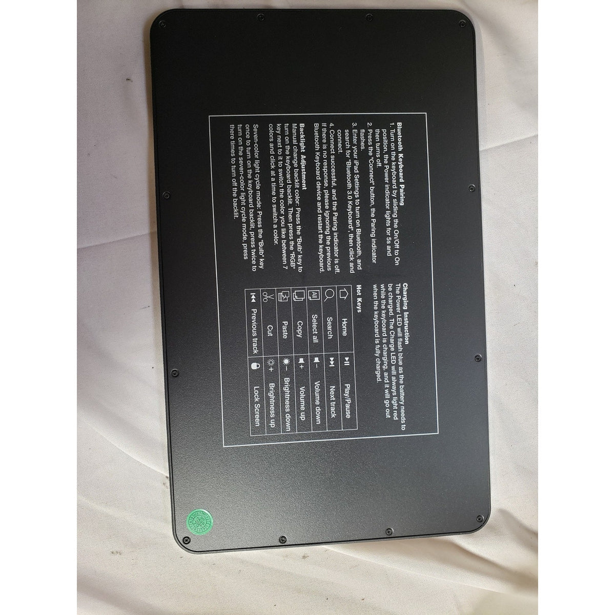 Bluetooth Keyboard Case for 11-inch iPad Pro Black