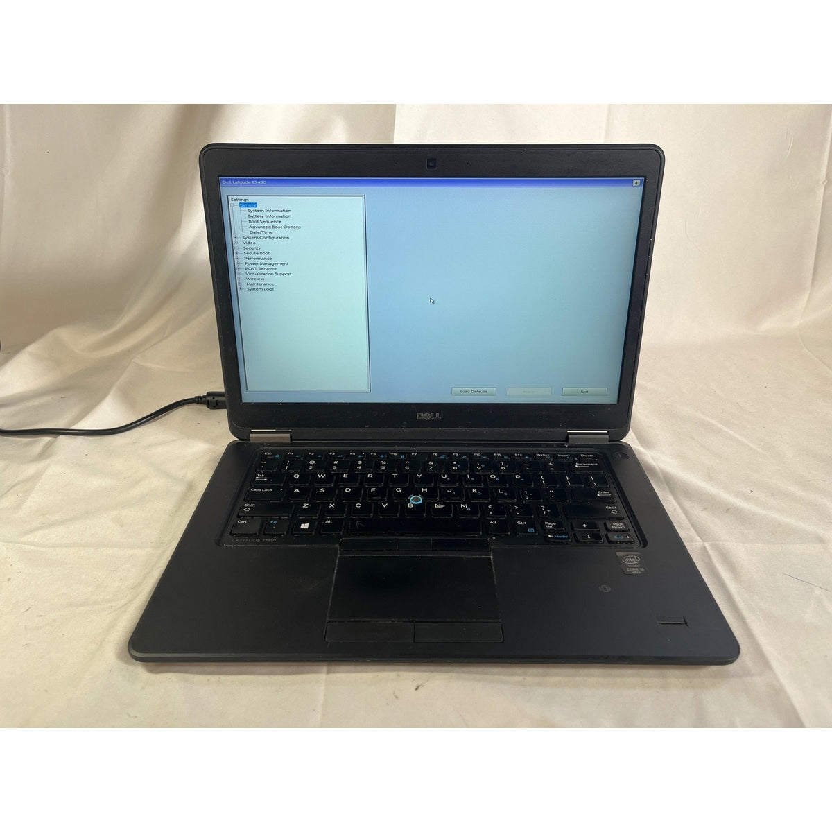 Dell Latitude E7450 Intel Core i5-5300U 8 GB No Drive 14" FOR PARTS/REPAIR