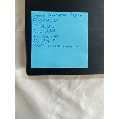 Lenovo ThinkPad T460s Intel Core i5-6300U 8 GB No Drive 14"